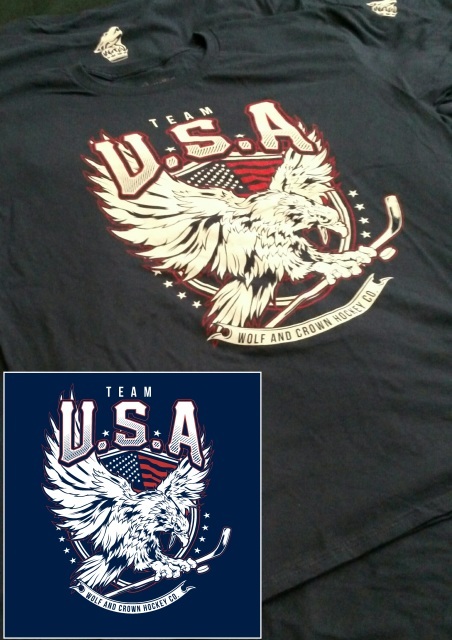 Wolf and Crown Team U.S.A. T-Shirt for the 2016 World Cup